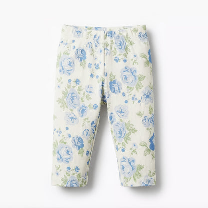 Juniors Cotton Round Neck Long Sleeves Pyjama Set with Floral Print