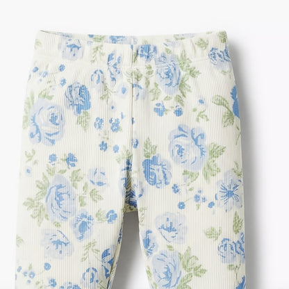 Juniors Cotton Round Neck Long Sleeves Pyjama Set with Floral Print