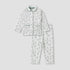 Juniors Floral Print Shirt and Pyjama Set - White / 12-18 mths