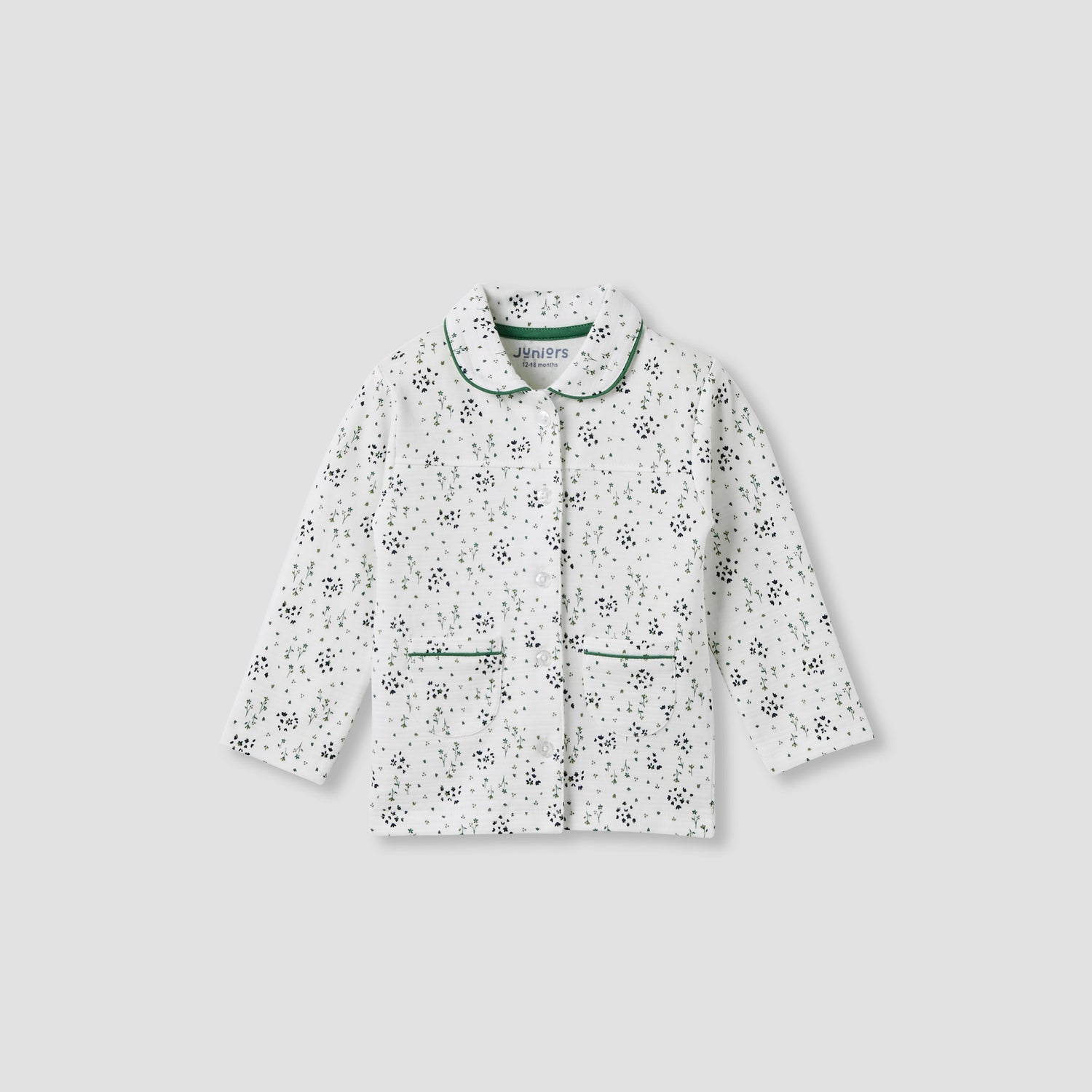 Juniors Floral Print Shirt and Pyjama Set