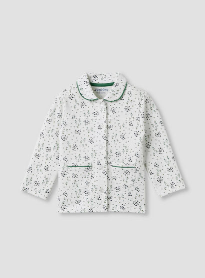 Juniors Floral Print Shirt and Pyjama Set-baby-girls-clothing-nightwear-pyjamasets-image-2