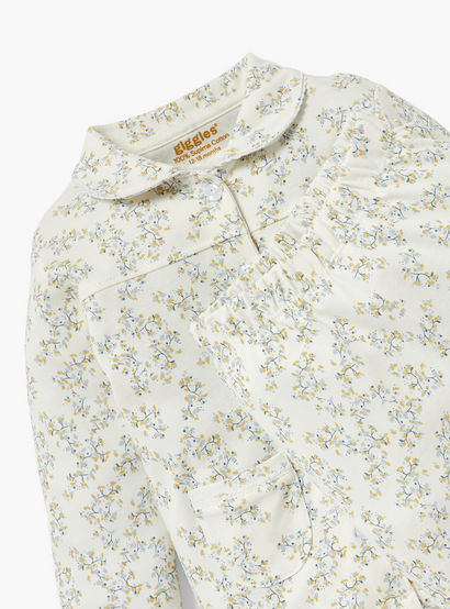 Giggles All-Over Floral Print Shirt and Pyjama Set-baby-girls-clothing-nightwear-pyjamasets-image-3