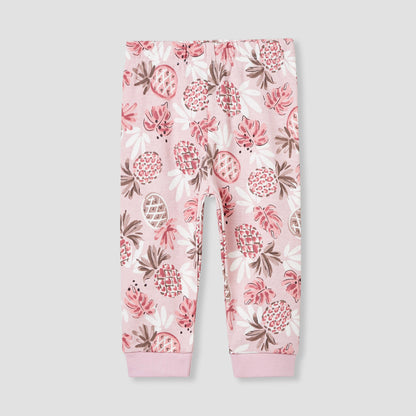 Juniors Pineapple Print T-shirt and Pyjama Set