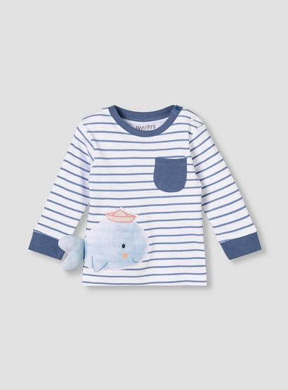 Juniors Cotton Round Neck Long Sleeve Pyjama Set with Print-baby-boys-clothing-nightwear-pyjamasets-image-3