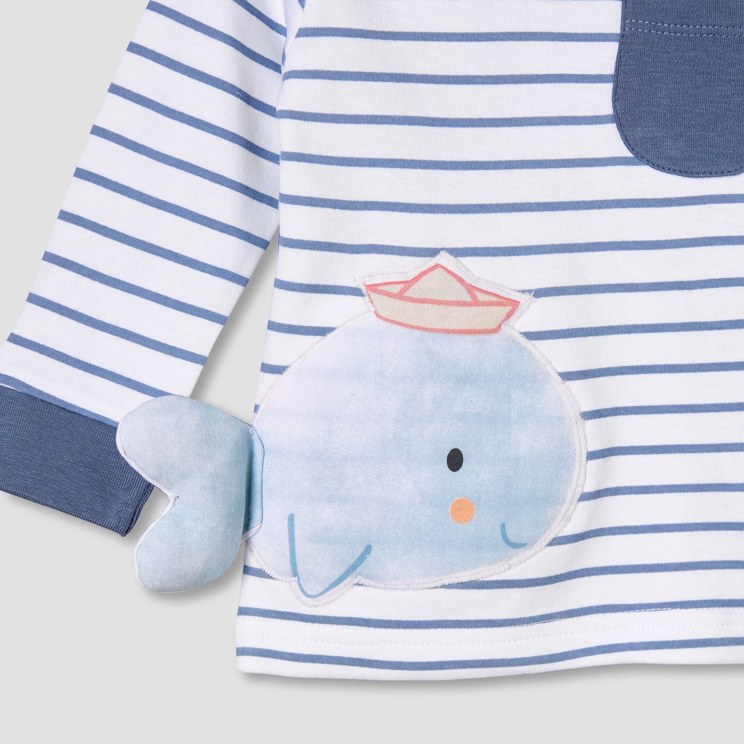 Juniors Cotton Round Neck Long Sleeve Pyjama Set with Print