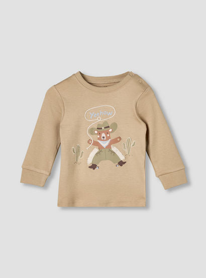 Juniors Cotton Round Neck Long Sleeves Pyjama Set with Bear Print-baby-boys-clothing-nightwear-pyjamasets-image-3
