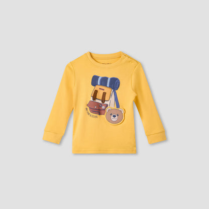 Juniors Tiger Print Long Sleeves T-shirt and Pyjama Set