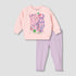 Juniors Cotton Round Neck Long Sleeve Pyjama Set with Print - Multicolour / 12-18 mths