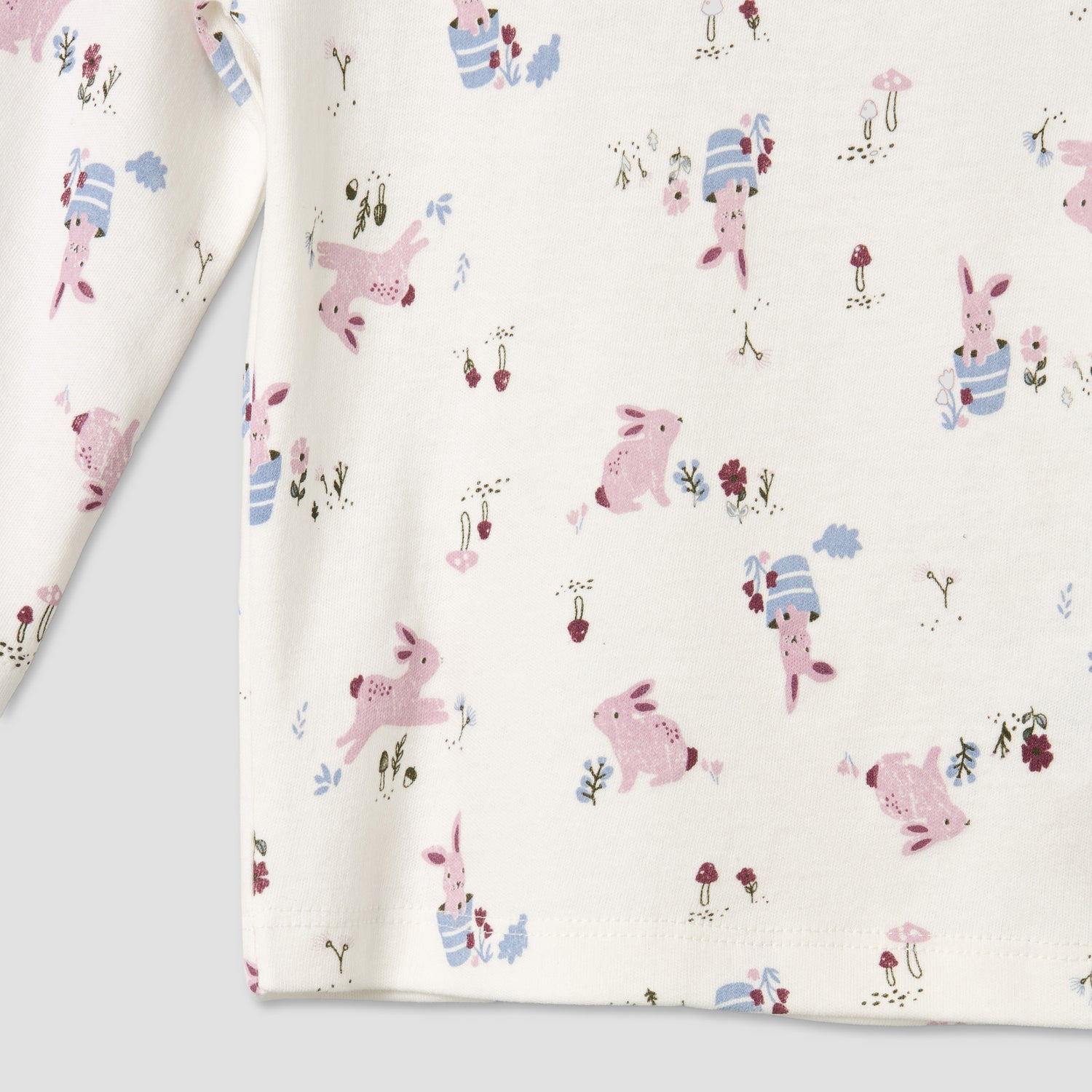 Pack of 4 Juniors Cotton Crew Neck Long Sleeves Pyjama Set with Fun Print