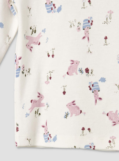 Pack of 4 Juniors Cotton Crew Neck Long Sleeves Pyjama Set with Fun Print-baby-girls-clothing-nightwear-pyjamasets-image-13