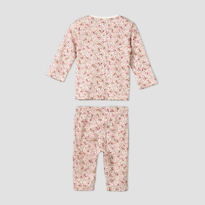 Pack of 4 Juniors Cotton Crew Neck Long Sleeves Pyjama Set with Fun Print