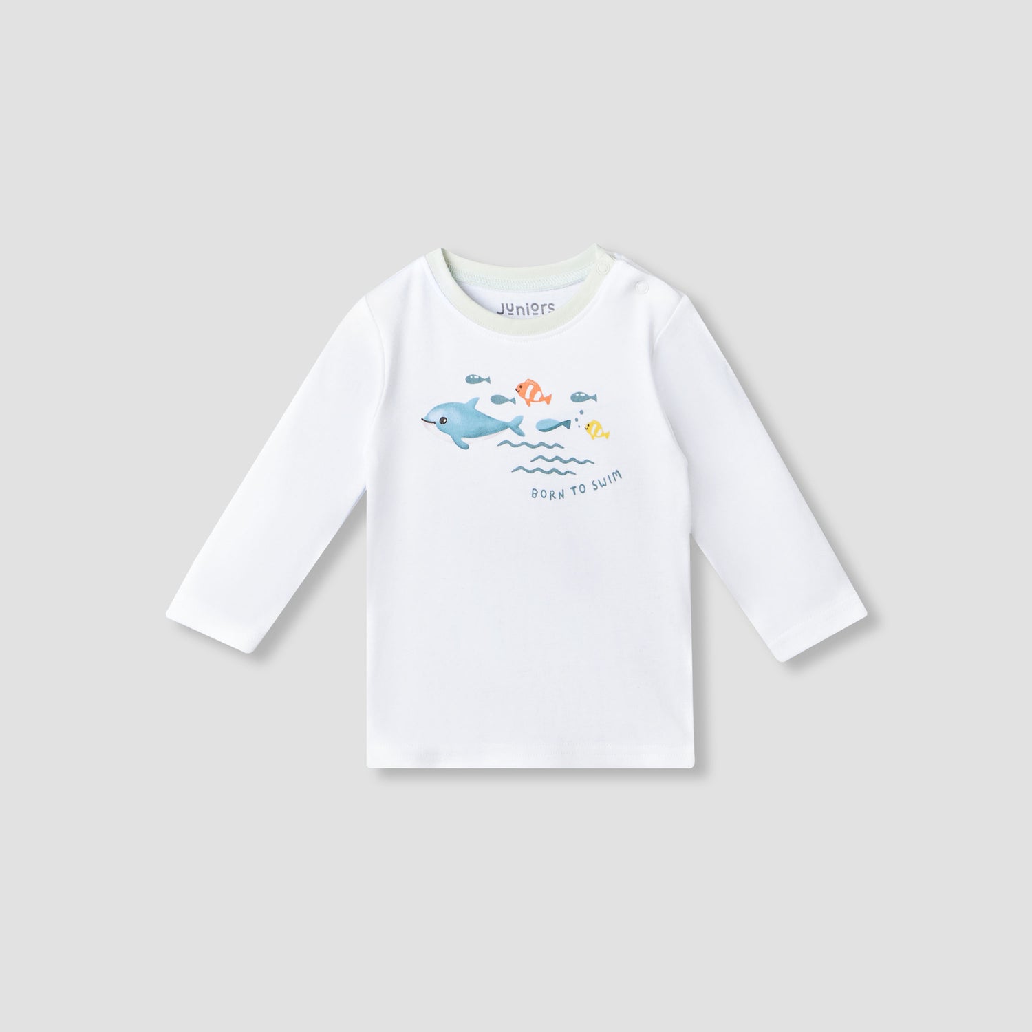 Set of 4 Juniors Cotton Round Neck Long Sleeves Pyjama Set with Print