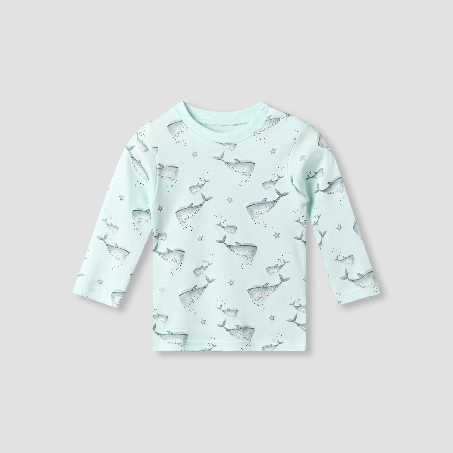 Set of 4 Juniors Cotton Round Neck Long Sleeves Pyjama Set with Print