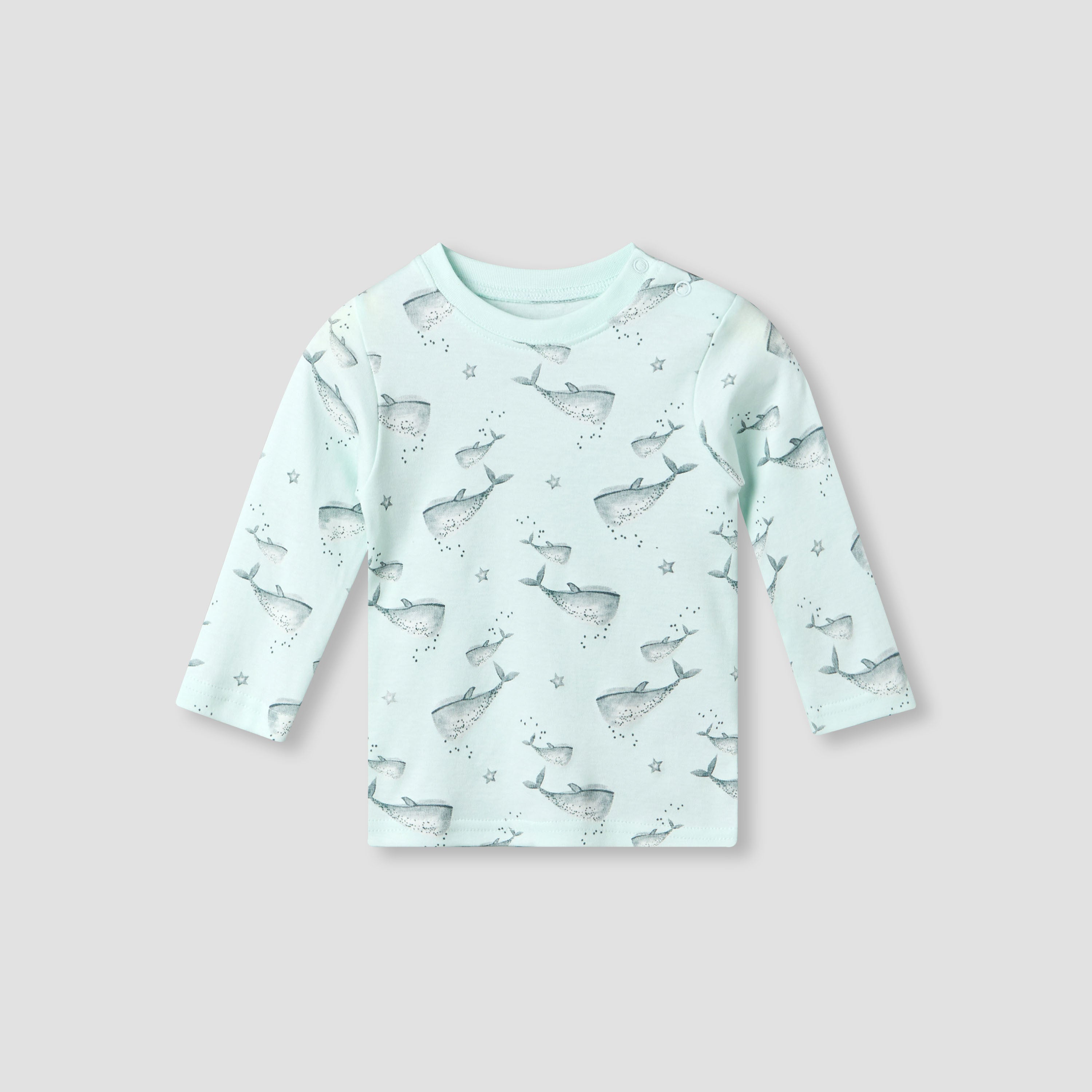 Set of 4 Juniors Cotton Round Neck Long Sleeves Pyjama Set with Print