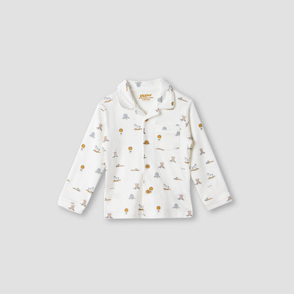 Giggles Toy Print Shirt and Pyjama Set
