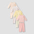 Pack of 4 Juniors Cotton Round Neck Long Sleeves with Print - Cream / 12-18 mths