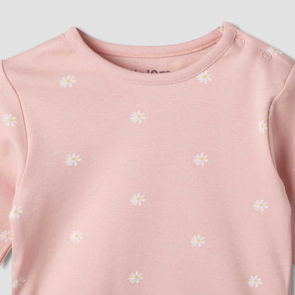 Pack of 4 Juniors Cotton Round Neck Long Sleeves with Print