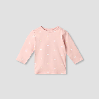 Pack of 4 Juniors Cotton Round Neck Long Sleeves with Print