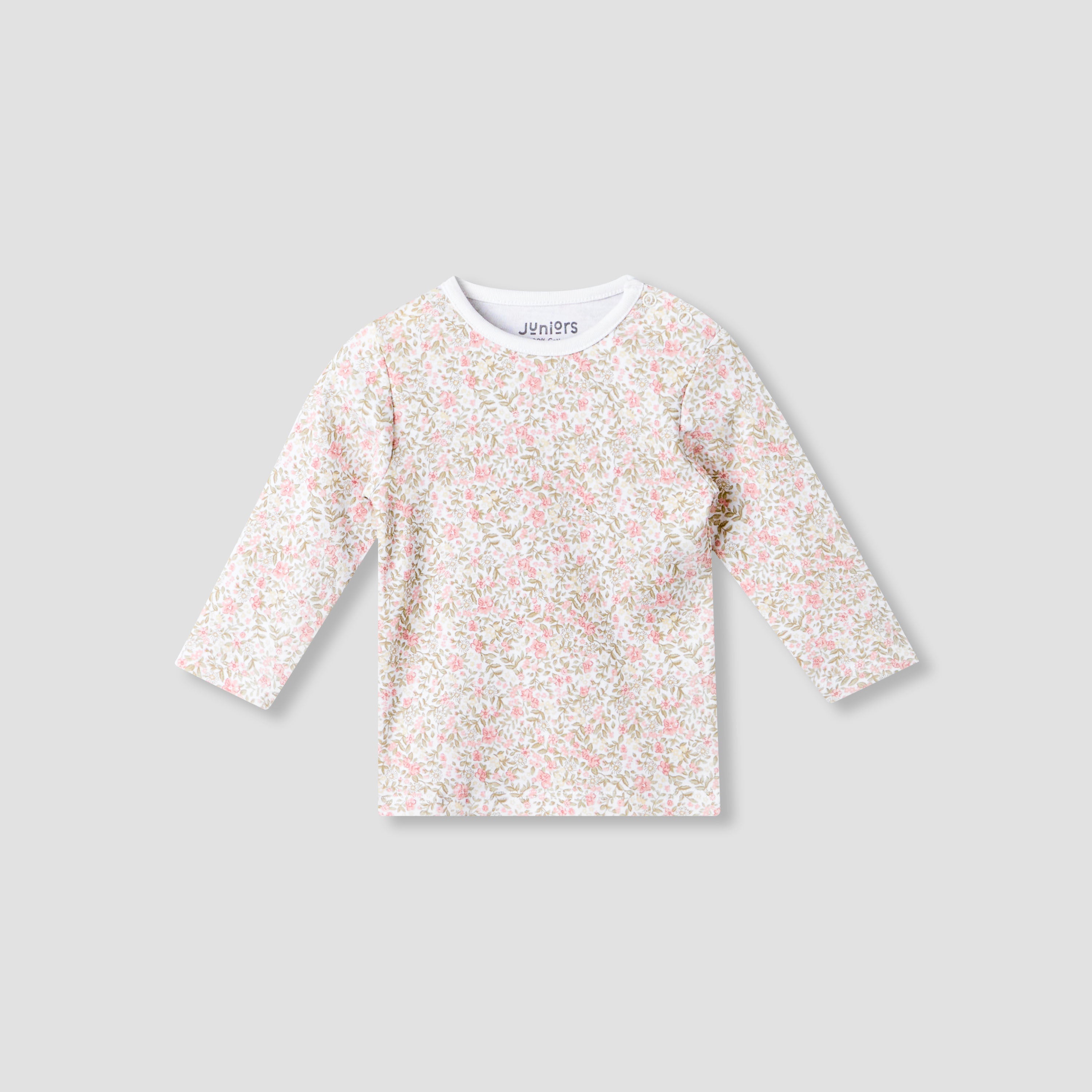 Pack of 4 Juniors Cotton Round Neck Long Sleeves with Print