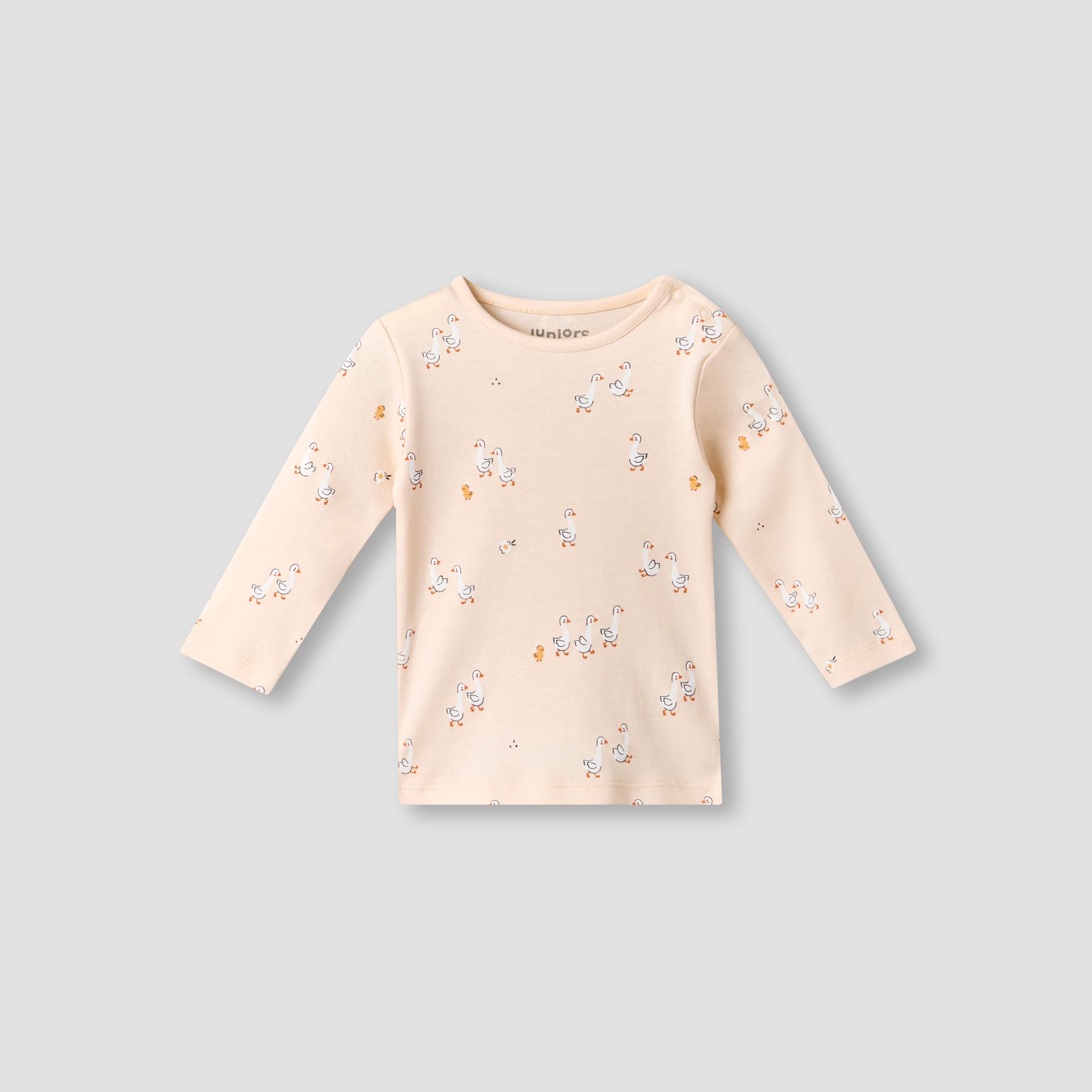 Pack of 4 Juniors Cotton Round Neck Long Sleeves with Print
