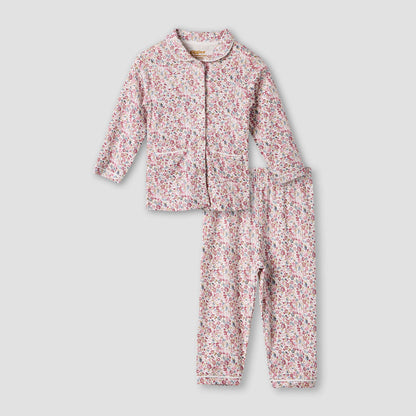 Giggles Floral Print Shirt and Pyjama Set