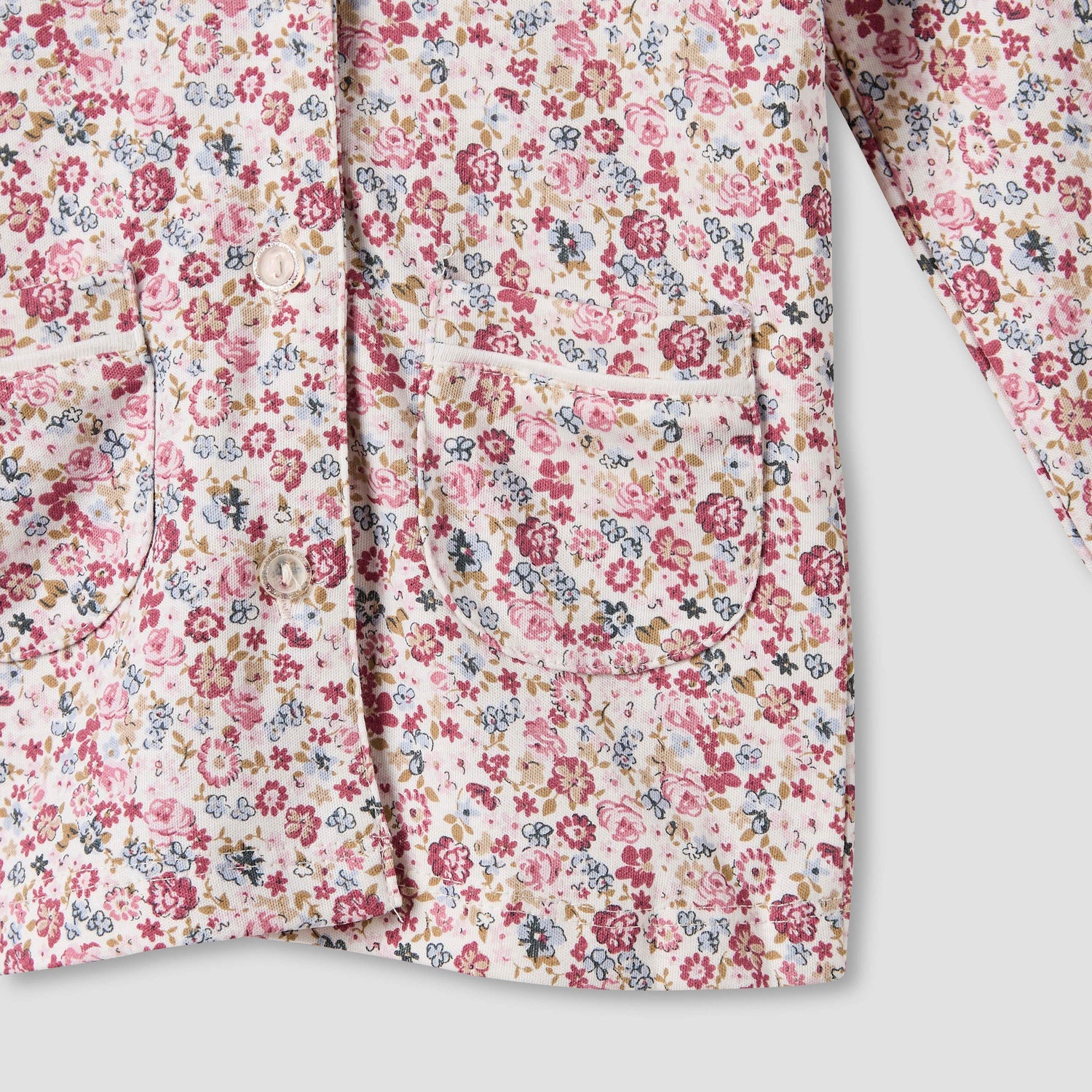 Giggles Floral Print Shirt and Pyjama Set