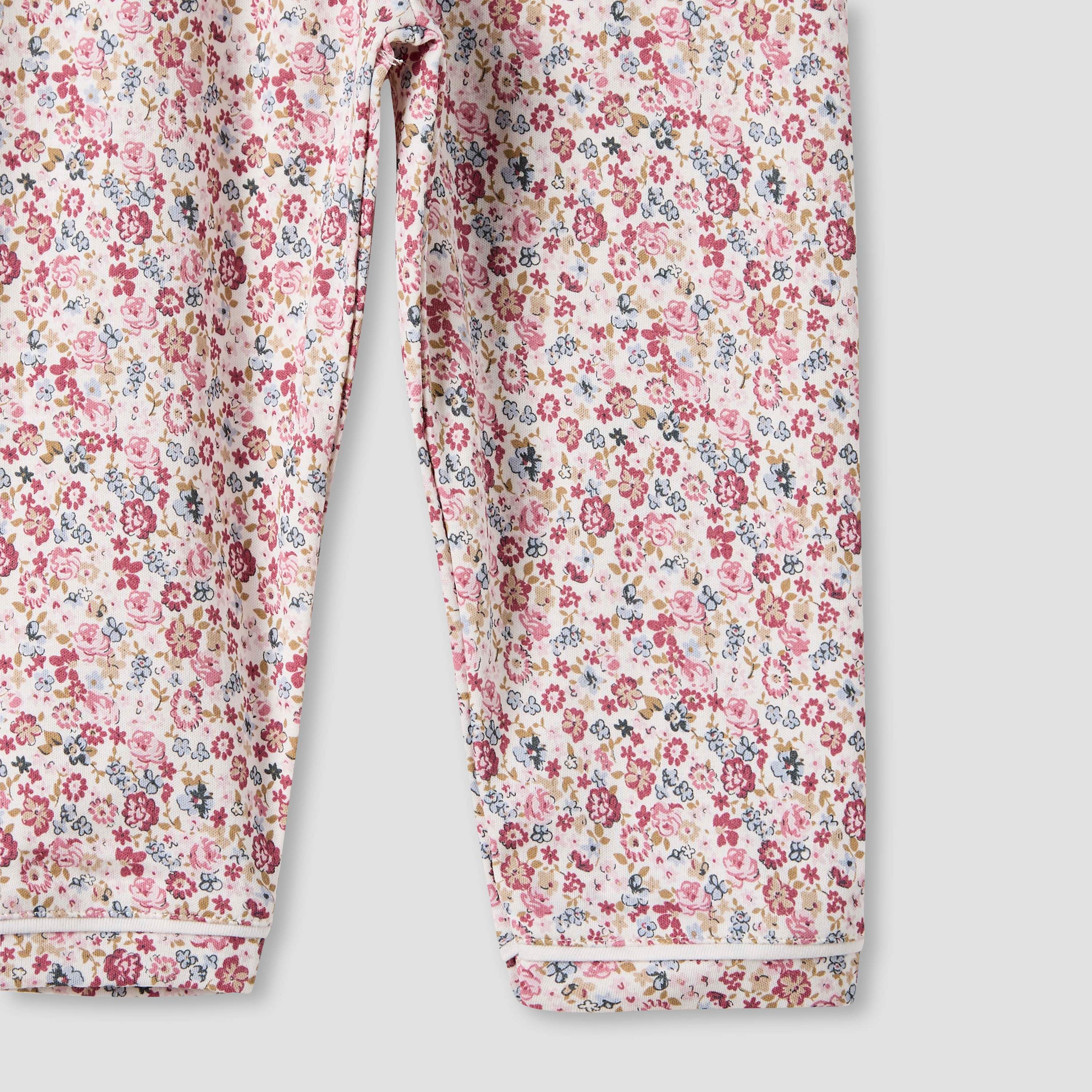 Giggles Floral Print Shirt and Pyjama Set