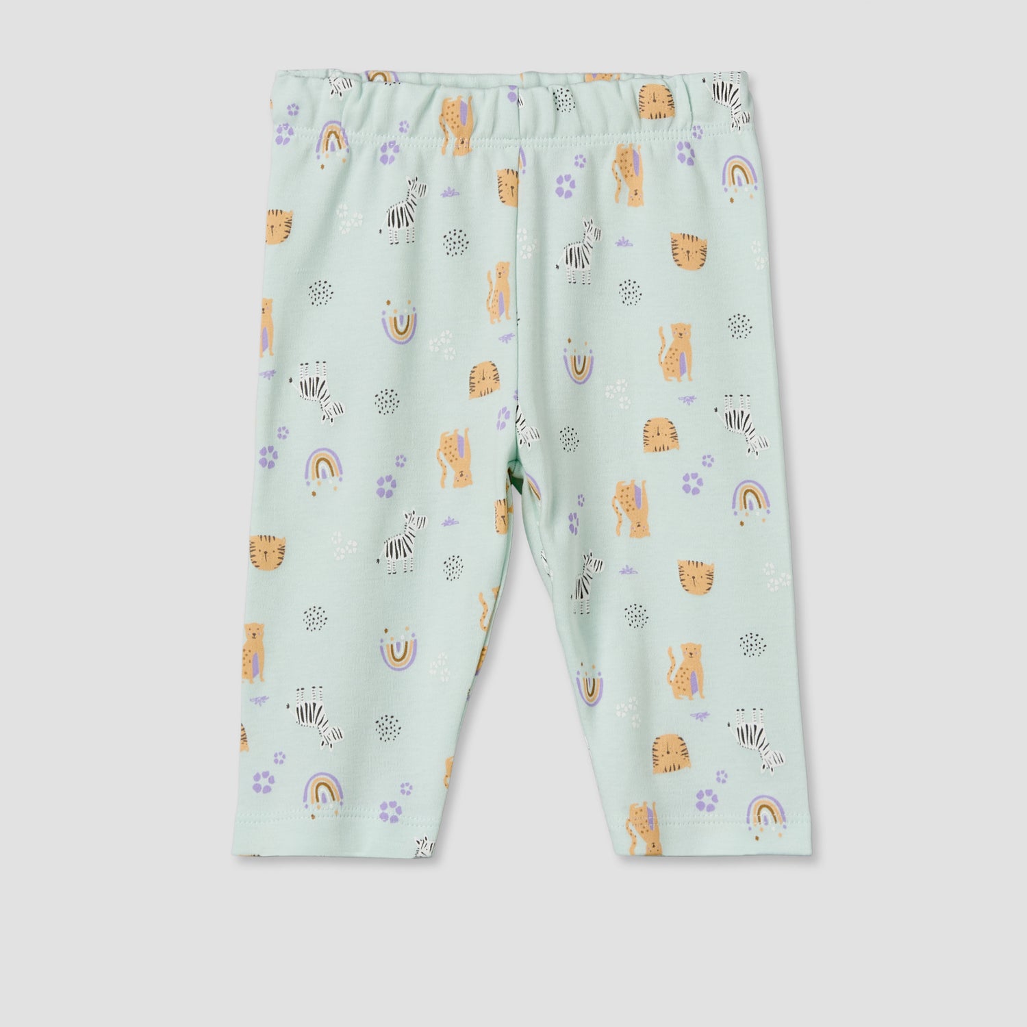Set of 4 Juniors Cotton Crew Neck Long Sleeve Pyjama Set with Assorted Print