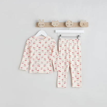 Juniors Strawberry Print T-shirt and Pyjama Set