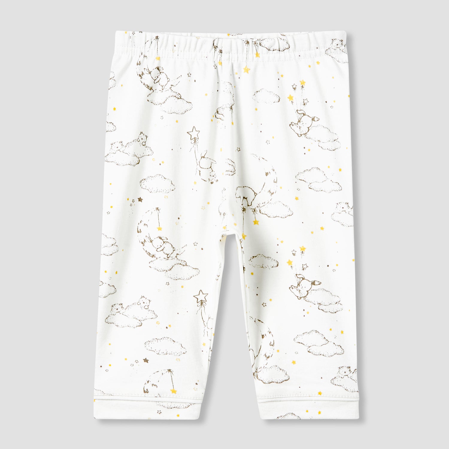 Giggles Pyjama Set with Print - Cotton - Long Sleeves - Collar