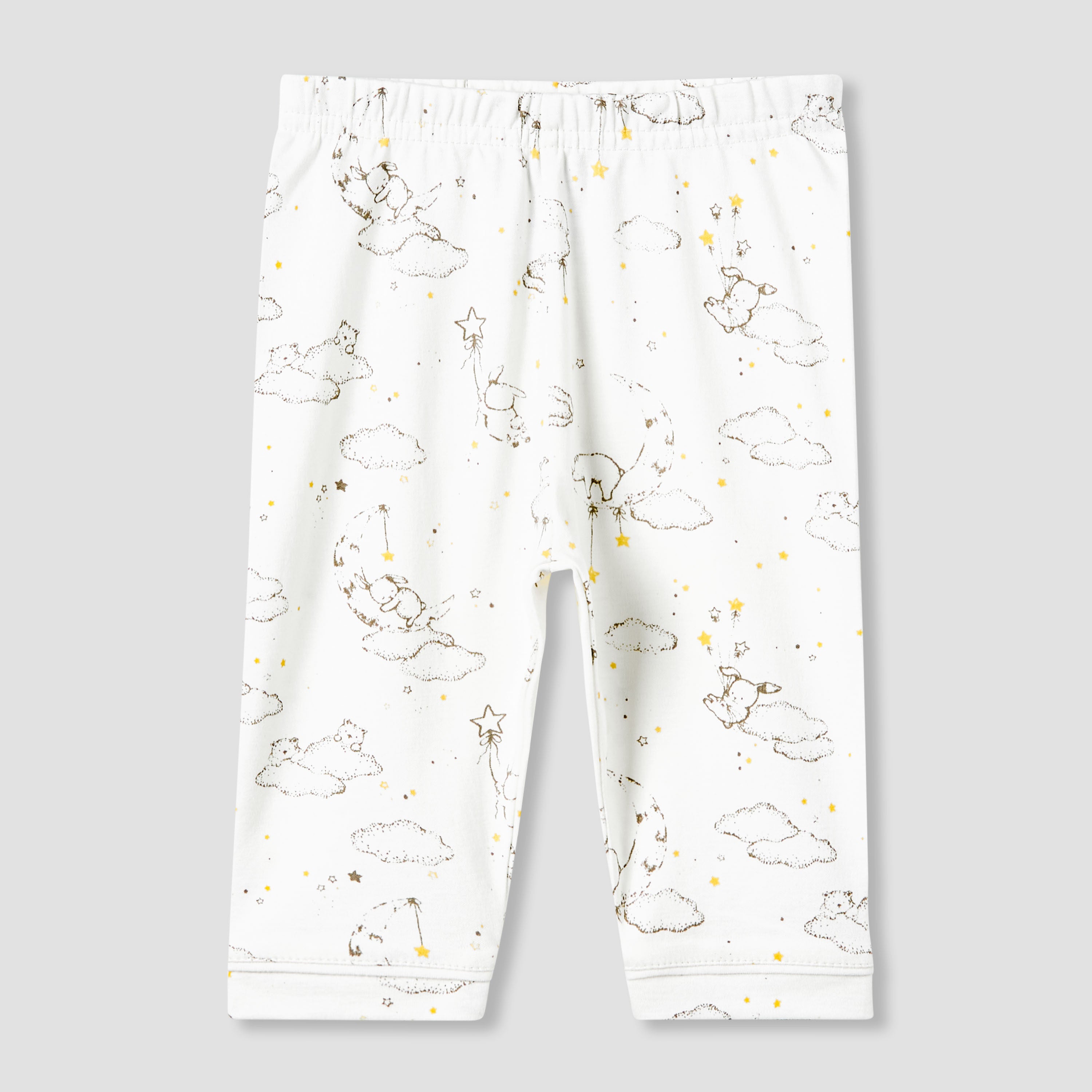 Giggles Pyjama Set with Print - Cotton - Long Sleeves - Collar