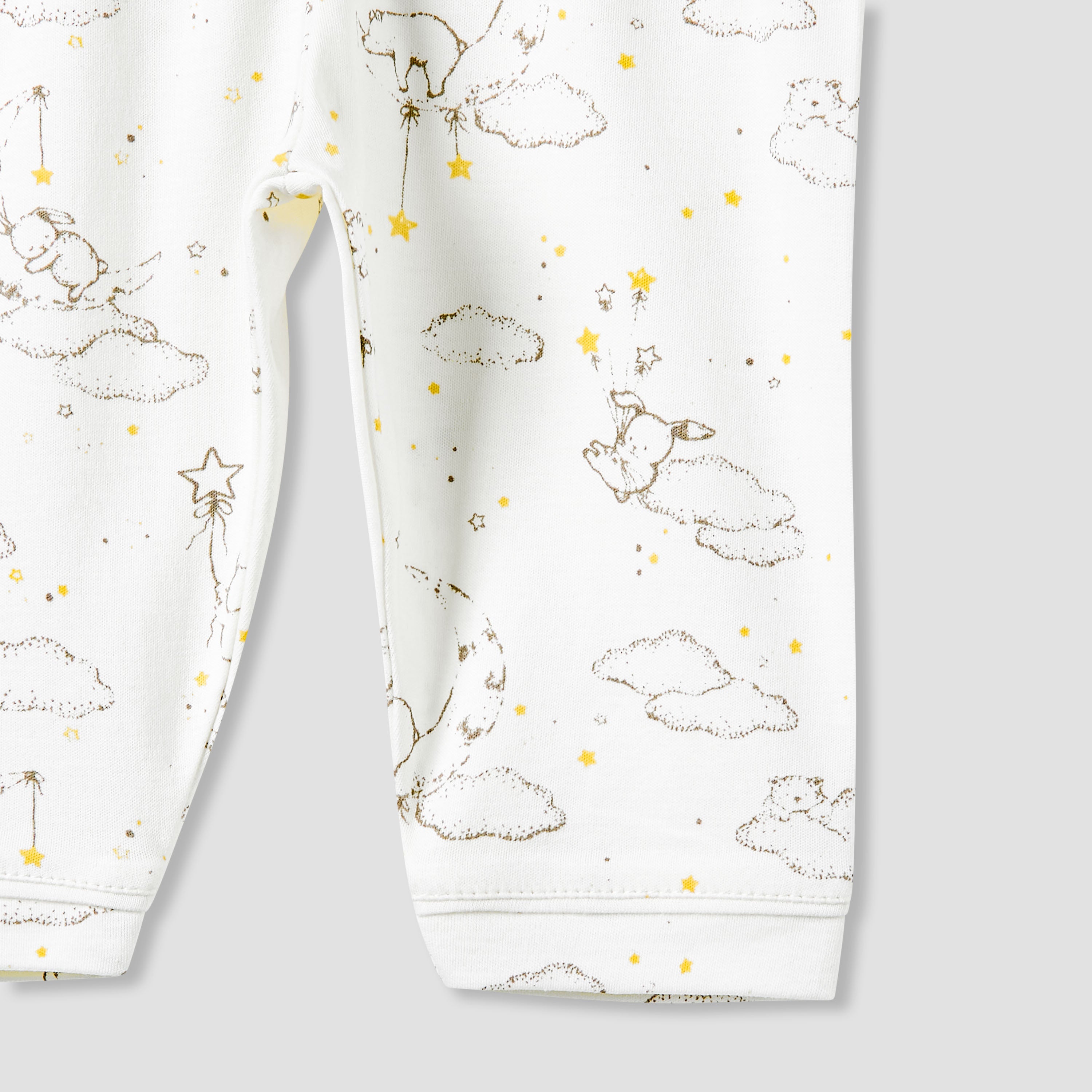 Giggles Pyjama Set with Print - Cotton - Long Sleeves - Collar
