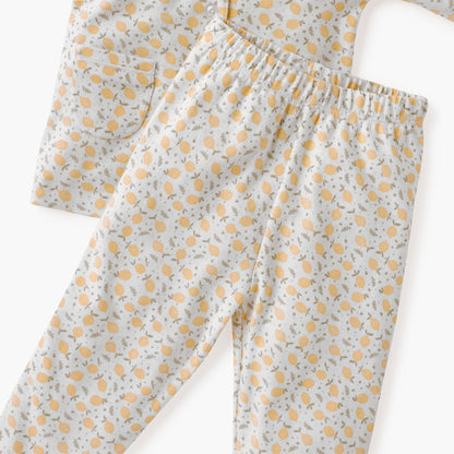 Juniors Lemon Print Shirt and Pyjama Set