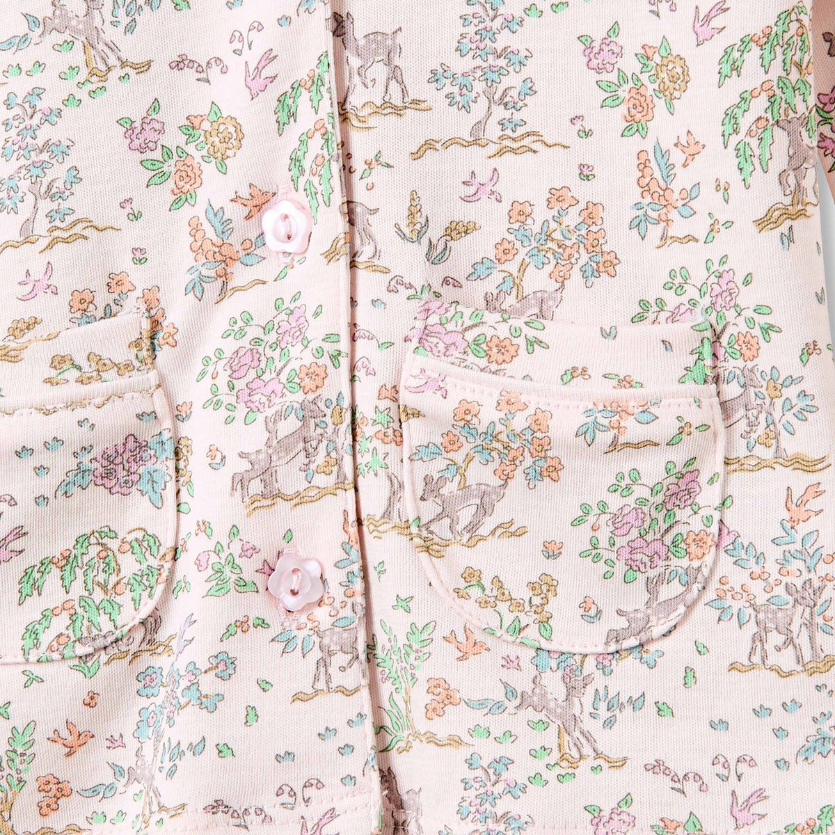 Giggles Pyjama Set with Print - Cotton - Long Sleeves - Collar