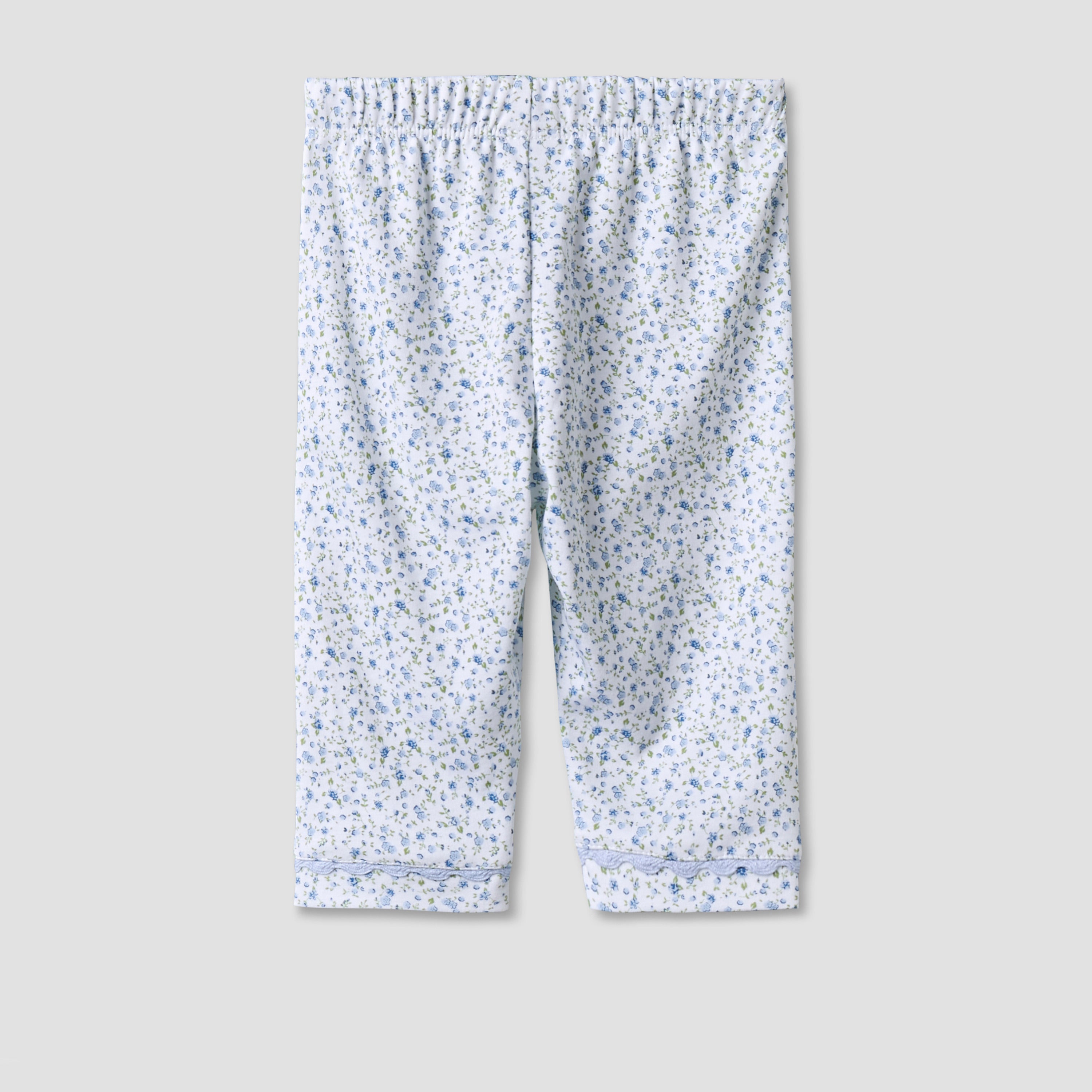 Giggles Cotton Collared Long Sleeves Pyjama Set with Floral Print
