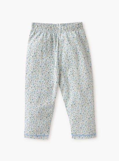 Giggles Floral Print Shirt and Pyjama Set-baby-girls-clothing-nightwear-pyjamasets-image-4