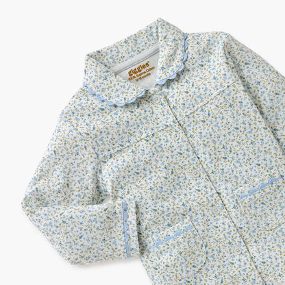Giggles Floral Print Shirt and Pyjama Set