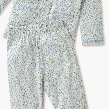 Giggles Floral Print Shirt and Pyjama Set