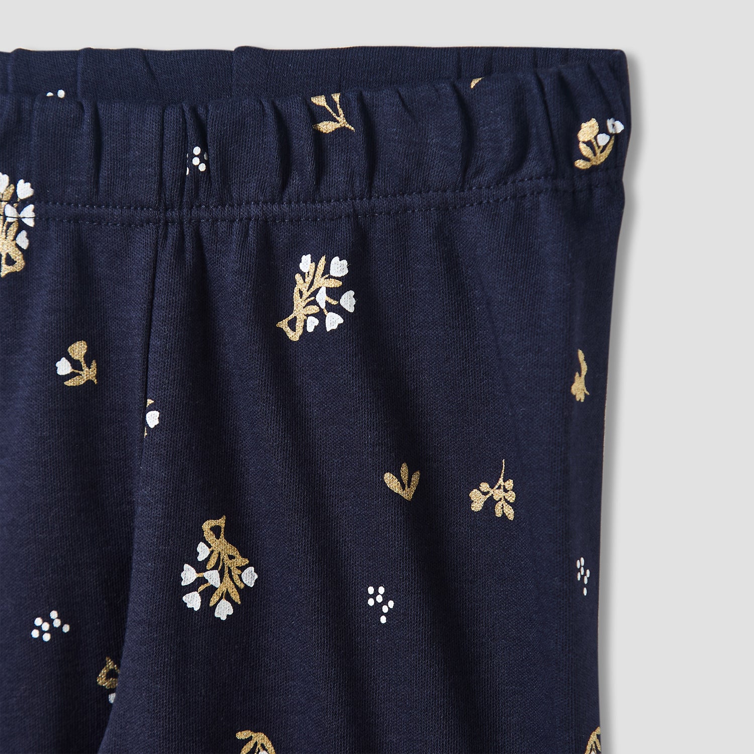 Juniors Pyjama Set with Floral Print - Cotton - Long Sleeves - Collar