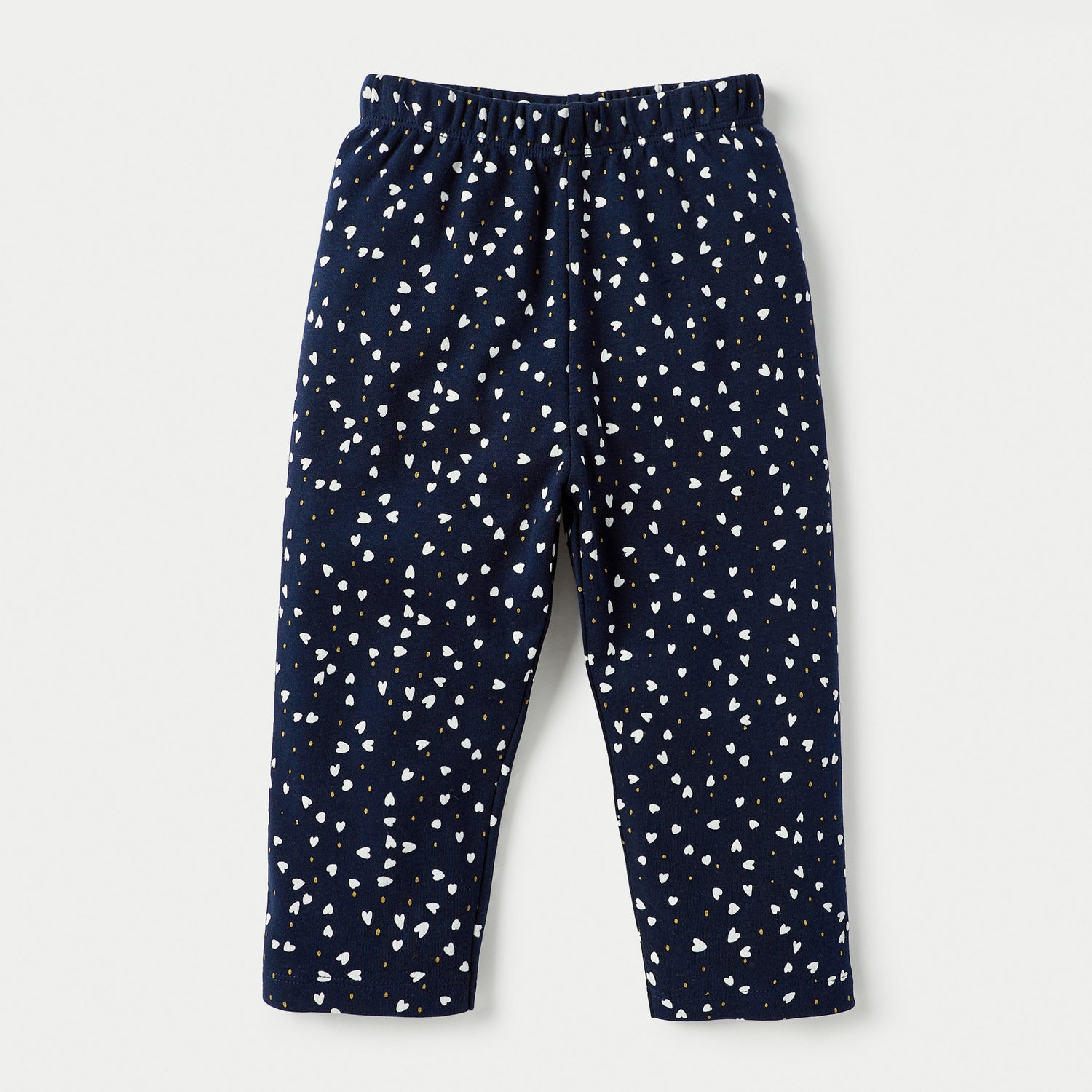 Juniors All-Over Heart Print T-shirt and Pyjama Set
