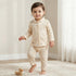 Juniors Cotton Collared Long Sleeves Pyjama Set with Duck Print - Yellow / 18-24 mths