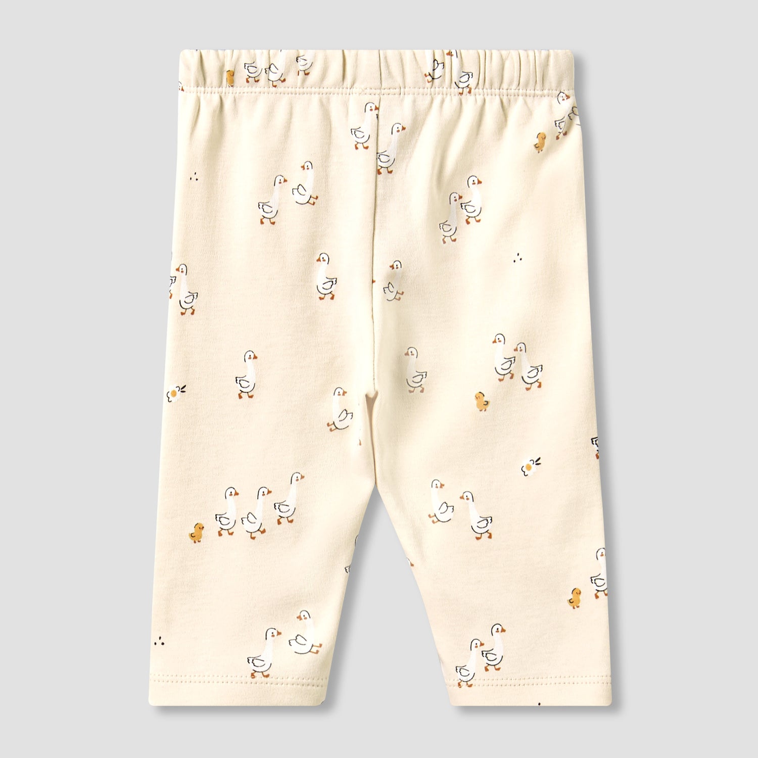 Juniors Cotton Collared Long Sleeves Pyjama Set with Duck Print
