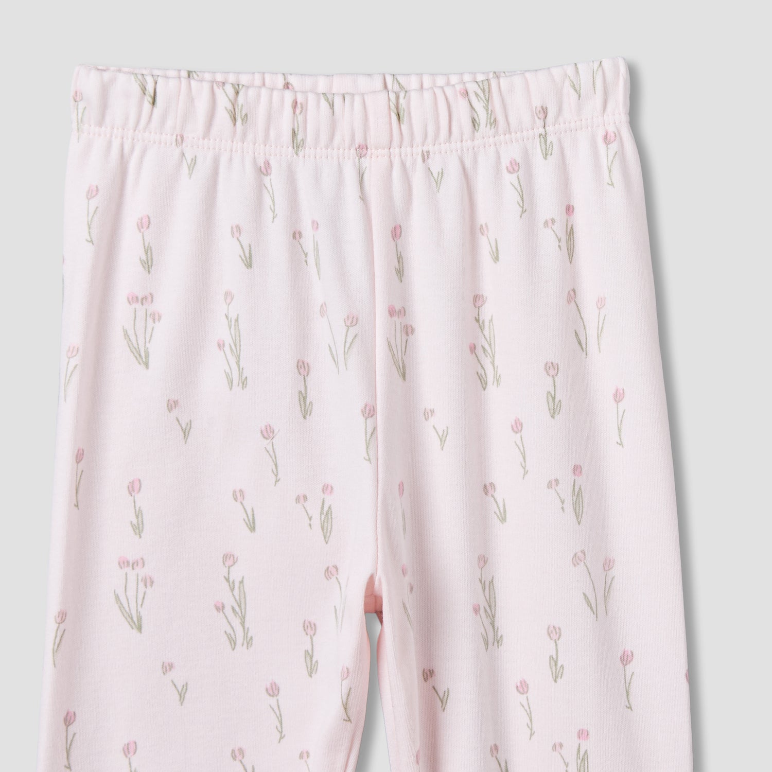 Juniors Cotton Collared Long Sleeves Pyjama Set with Floral Print
