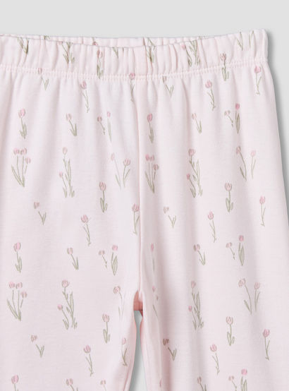 Juniors Cotton Collared Long Sleeves Pyjama Set with Floral Print-baby-girls-clothing-nightwear-pyjamasets-image-7