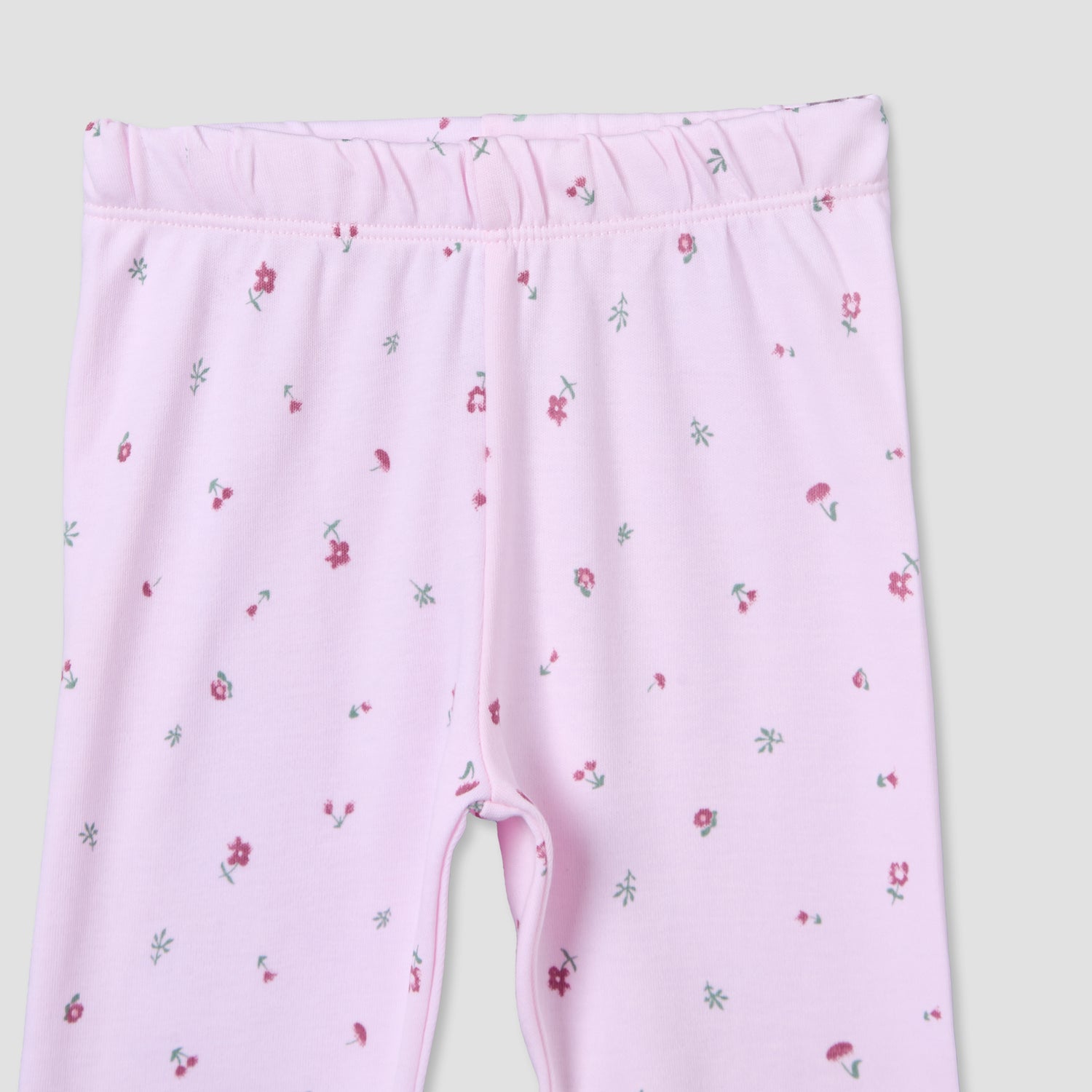 Juniors Cotton Collared Long Sleeve Pyjama Set with Floral Print