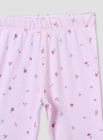 Juniors Cotton Collared Long Sleeve Pyjama Set with Floral Print-baby-girls-clothing-nightwear-pyjamasets-image-6