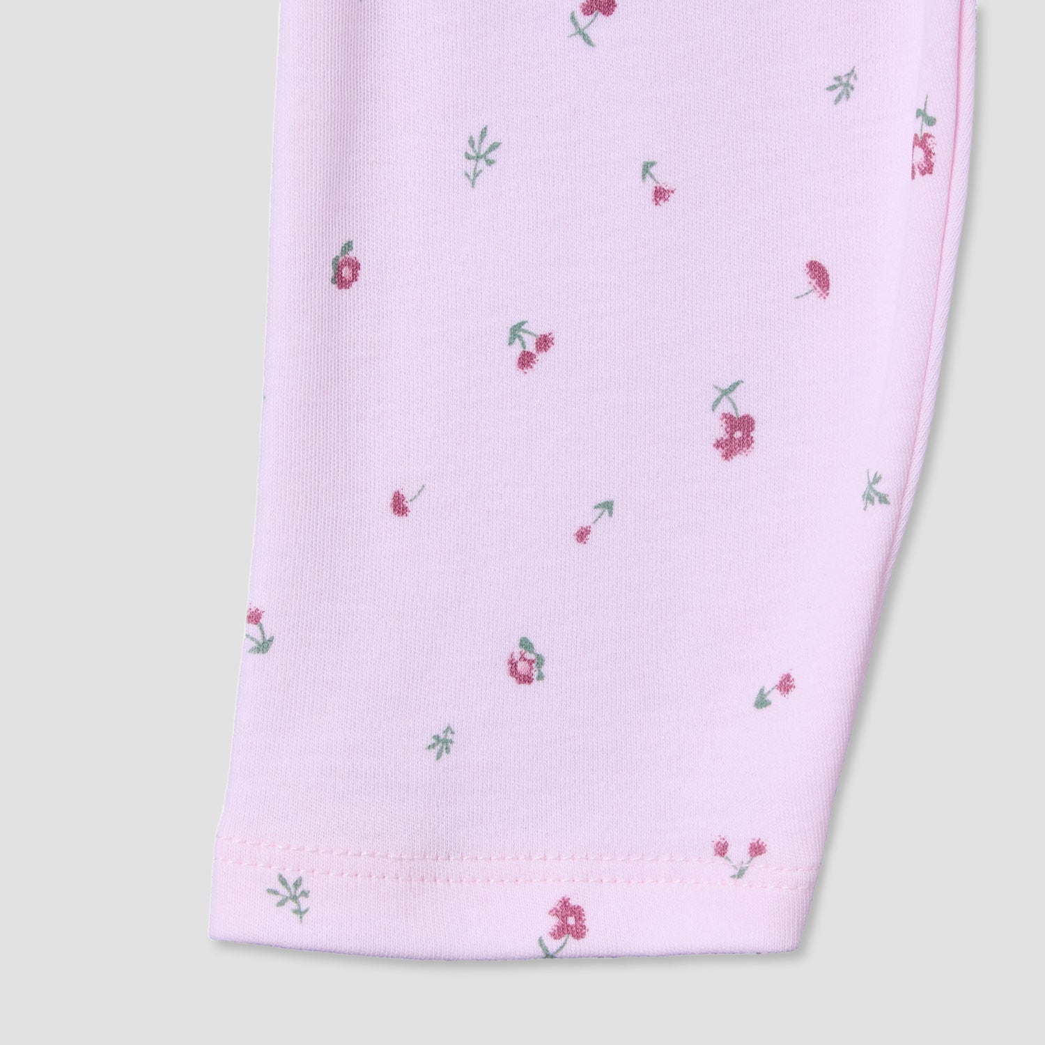 Juniors Cotton Collared Long Sleeve Pyjama Set with Floral Print