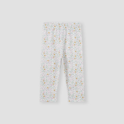Juniors Embroidered T-shirt and Printed Pyjama Set