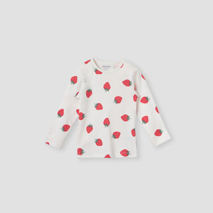 Juniors Strawberry Print T-shirt and Pyjama Set