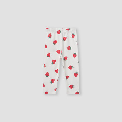 Juniors Strawberry Print T-shirt and Pyjama Set